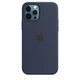 Чохол силіконовий Wave Premium AAA Silicone Case with MagSafe для Apple iPhone 12 Pro Max Deep Navy - зображення 1