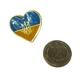 Значок Сердце Украины с Гербом - изображение 4