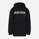 Худи оверсайз женское Adidas W Lin Ov Fl Hd GS1342 M Черное (4064055370583) - изображение 3