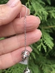 Серьги серебряные висюльки 261737 - изображение 3