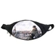 Поясная сумка бананка манга Атака титанов Attack on Titan (GBAT 023) Gear Bag черная - изображение 1