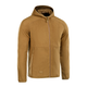 Куртка флісова M-Tac Lite Microfleece Hoodie Coyote Brown Size M - изображение 3