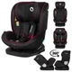 Автокресло Lionelo Bastiaan i-Size Black Red, черное с красным (LO-BASTIAAN I-SIZE BLACK RED) - изображение 2