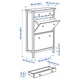 ІКЕА (Ікея) Тумба для взуття HEMNES, 201.695.59 - зображення 10