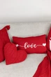Декоративна подушка в'язана прямокутна LOVE (30х45см) до дня закоханих - зображення 3