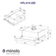 Витяжка телескопічна Minola HTL 614 BL LED - зображення 10
