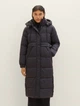 Куртка Tom Tailor Puffer coat with a hood XS Чорний 1037596ХХ14482 - изображение 1