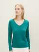 Джемпер Tom Tailor XS Зелений 1012976-21178 - зображення 1
