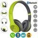 Беспроводные Наушники P-47 Bluetooth + MicroSD + FM Радио Серый с голубым (71901SH785) - изображение 3