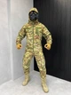 Тактичний костюм SoftShell з вологозахистом та липучками під шеврони Multicam XL - зображення 2