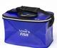 Сумка для риболовлі Sams Fish 17.5л 35x20x25см водонепроникна синя - изображение 3