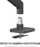 Настільне кріплення для монітора OfficePro MA712B 17-49" Black (MA712B) - зображення 16