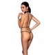 Боді-халтер з екошкіри Passion JANNIES BODY XXL/XXXL black - зображення 2