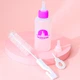Бутылка для кормления котят и щенков Taotaopets 111108 Pink с соской щетки для мытья - изображение 2