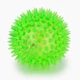 Игрушка для собак Taotaopets 6,5см 065530 Green звуковой и светящиеся мяч с шипами - изображение 1