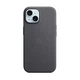 Чехол для Apple iPhone 15, FineWoven Case with MagSafe, черный, защитная накладка панель из материала FineWoven, противоударный, для айфона, защита всего корпуса, поддержка беспроводной зарядки и MagSafe, (ARM71960) - изображение 1