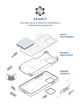 Чехол для смартфона ArmorStandart Icon2 MagSafe для Apple iPhone 15 Winter Blue (ARM72760) - изображение 6