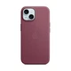 Чехол для Apple iPhone 15 Plus, FineWoven Case with MagSafe, бордовый, защитная накладка панель из материала FineWoven, противоударный, для айфона, защита всего корпуса, поддержка беспроводной зарядки и MagSafe, (ARM71979) - изображение 1