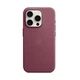 Чехол для Apple iPhone 15 Pro, FineWoven Case with MagSafe, бордовый, защитная накладка панель из материала FineWoven, противоударный, для айфона, защита всего корпуса, поддержка беспроводной зарядки и MagSafe, (ARM71984) - изображение 1
