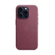 Чехол для Apple iPhone 15 Pro, FineWoven Case with MagSafe, бордовый, защитная накладка панель из материала FineWoven, противоударный, для айфона, защита всего корпуса, поддержка беспроводной зарядки и MagSafe, (ARM71984) - изображение 5
