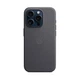 Чехол для Apple iPhone 15 Pro, FineWoven Case with MagSafe, черный, защитная накладка панель из материала FineWoven, противоударный, для айфона, защита всего корпуса, поддержка беспроводной зарядки и MagSafe, (ARM71982) - изображение 5