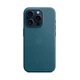 Чохол для Apple iPhone 15 Pro, FineWoven Case with MagSafe, синій, захисна накладка панель з матеріалу FineWoven, протиударний, для айфона, захист всього корпусу, підтримка бездротової зарядки і MagSafe, (ARM71985) - зображення 5