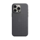 Чехол для Apple iPhone 15 Pro Max, FineWoven Case with MagSafe, черный, защитная накладка панель из материала FineWoven, противоударный, для айфона, защита всего корпуса, поддержка беспроводной зарядки и MagSafe, (ARM71987) - изображение 5