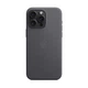 Чехол для Apple iPhone 15 Pro Max, FineWoven Case with MagSafe, черный, защитная накладка панель из материала FineWoven, противоударный, для айфона, защита всего корпуса, поддержка беспроводной зарядки и MagSafe, (ARM71987) - изображение 6