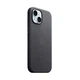 Чехол для Apple iPhone 15 Plus, FineWoven Case with MagSafe, черный, защитная накладка панель из материала FineWoven, противоударный, для айфона, защита всего корпуса, поддержка беспроводной зарядки и MagSafe, (ARM71977) - изображение 2