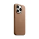 Чехол для Apple iPhone 15 Pro, FineWoven Case with MagSafe, коричневый, защитная накладка панель из материала FineWoven, противоударный, для айфона, защита всего корпуса, поддержка беспроводной зарядки и MagSafe, (ARM71986) - изображение 2
