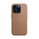 Чехол для Apple iPhone 15 Pro, FineWoven Case with MagSafe, коричневый, защитная накладка панель из материала FineWoven, противоударный, для айфона, защита всего корпуса, поддержка беспроводной зарядки и MagSafe, (ARM71986) - изображение 5