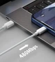 USB кабель 1.5м для Iphone Type-C - Lightning 20W Baseus TZCATLZJ-02 білий - зображення 3