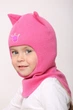Зимняя шапка-шлем Beezy для девочки 1450-22-22 Кошка р. 2 (50-53 см) - изображение 4