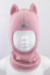 Зимняя шапка-шлем Beezy для девочки 2225-24-22 Кошка р. 0 (44-46 см) - изображение 4