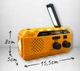 Радіоприймач туристичний Adler AD 1197 з ліхтариком та Power Bank Orange ТР - зображення 5