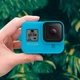 Чохол силіконовий з ремінцем на руку Telesin GP-PTC-801 синій для захисту GoPro Hero 8 Black - зображення 5