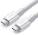 Kabel Ugreen US300 Charging Cable 100 W USB Type-C to USB Type-C 5 A 2 m White (6957303865529) - obraz 2