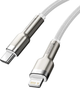 Кабель Baseus Cafule Series Metal Data Cable Type-C to iP PD 20 Вт 2 м White (CATLJK-B02) - зображення 4