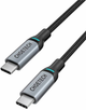 Kabel Choetech USB Type-C - USB Type-C 1.8 m pleciony Black (XCC-1002-GY) - obraz 2