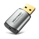 Внешняя звуковая карта Vention USB на 3.5мм minijack с поддержкой микрофона TRRS, OMTP, CTIA 16bit 48kHz CDLH0 - изображение 1