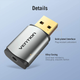 Внешняя звуковая карта Vention USB на 3.5мм minijack с поддержкой микрофона TRRS, OMTP, CTIA 16bit 48kHz CDLH0 - изображение 7