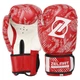 Перчатки боксерские на липучке Zelart Fight Gear 5018 10 унции Red-White - изображение 1
