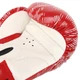 Перчатки боксерские на липучке Zelart Fight Gear 5018 10 унции Red-White - изображение 5