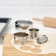 Формочка для печенья IKEA ЛЭТТБАКАД, установлен 5 шт., серебристый, 904.801.61 - изображение 7