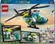 Zestaw klocków LEGO City Helikopter ratunkowy 226 elementów (60405) - obraz 8