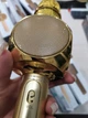 Мікрофон для караоке Magic Karaoke YS-60 Золотий з Bluetooth колонкою 2в1 LED підсвічуванням та Записом пісень для дитячого та дорослого співу з Фонограмою Ехо Зміною голосу з Курсом по вокалу Новий з дефектом б/в - зображення 11