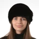 Шапка норковая Меховой Стиль Шарик бусы 54/60 Темно-коричневый (044/G) - изображение 3