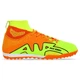 Сороконіжки футбольні з носком Zelart Zoom 220104-3 розмір 42 Orange-Neon Green - зображення 1