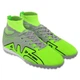 Сороконожки футбольные с носком Zelart Zoom 220104-4 размер 44 Light Grey-Neon Green - изображение 6