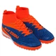 Сороконожки футбольные с носком Zelart Zoom Phantom 221212-1 размер 44 Orange-Blue - изображение 3